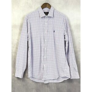 Polo Ralph Lauren Button Down Shirt Mens XL Cotton Stretch Classic Fit Preppy
